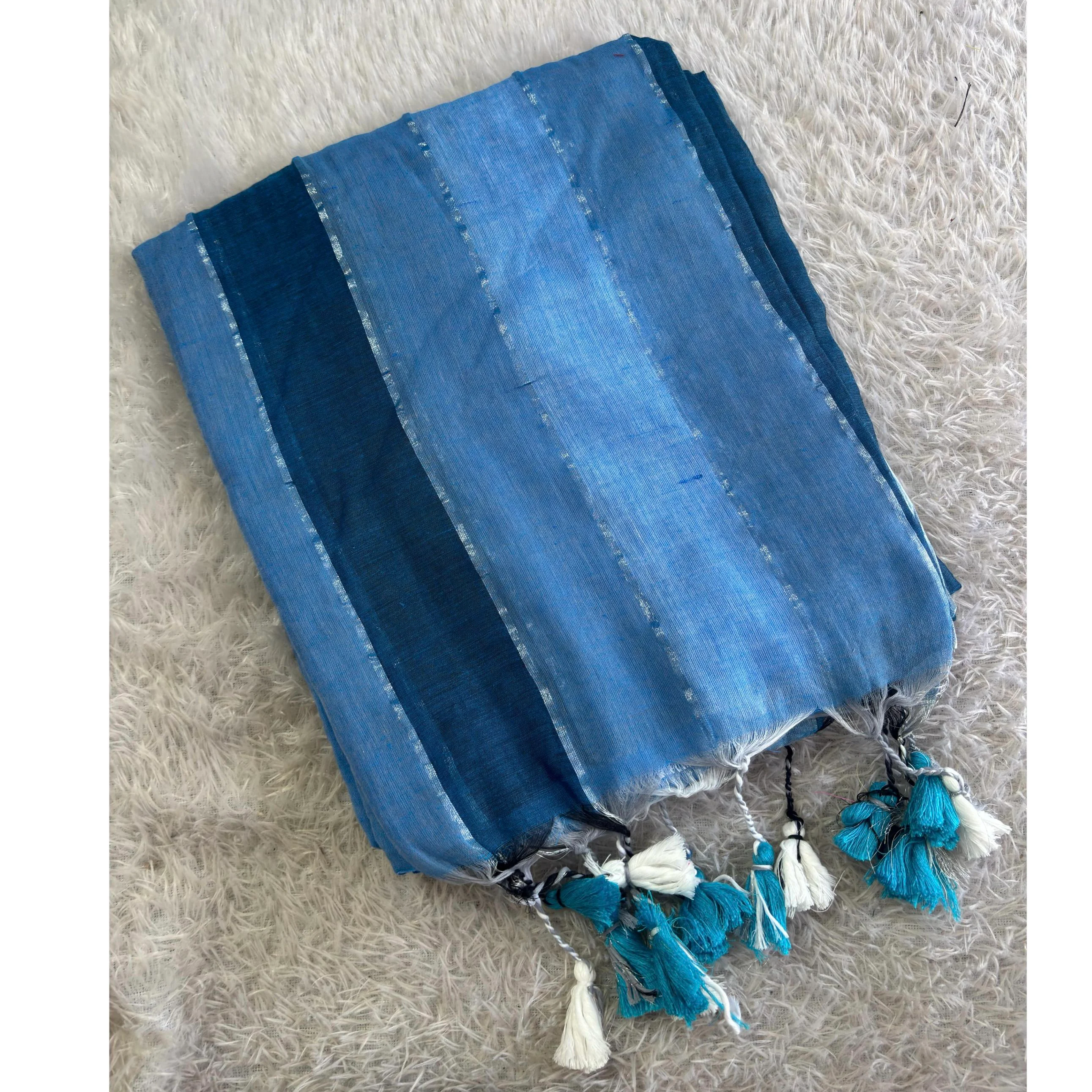 Colour pallette mul cotton saree